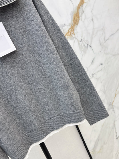 Half-open cardigan