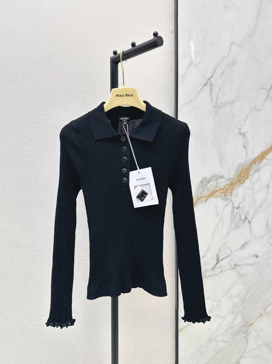 Collared Slim-Fit Base Layer Top