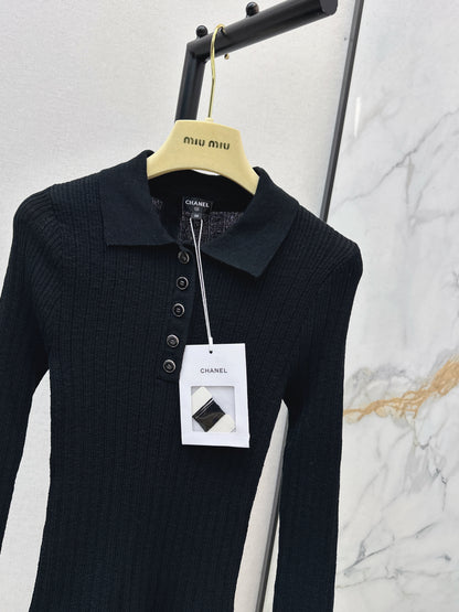 Collared Slim-Fit Base Layer Top