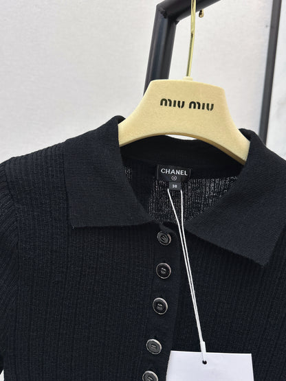 Collared Slim-Fit Base Layer Top