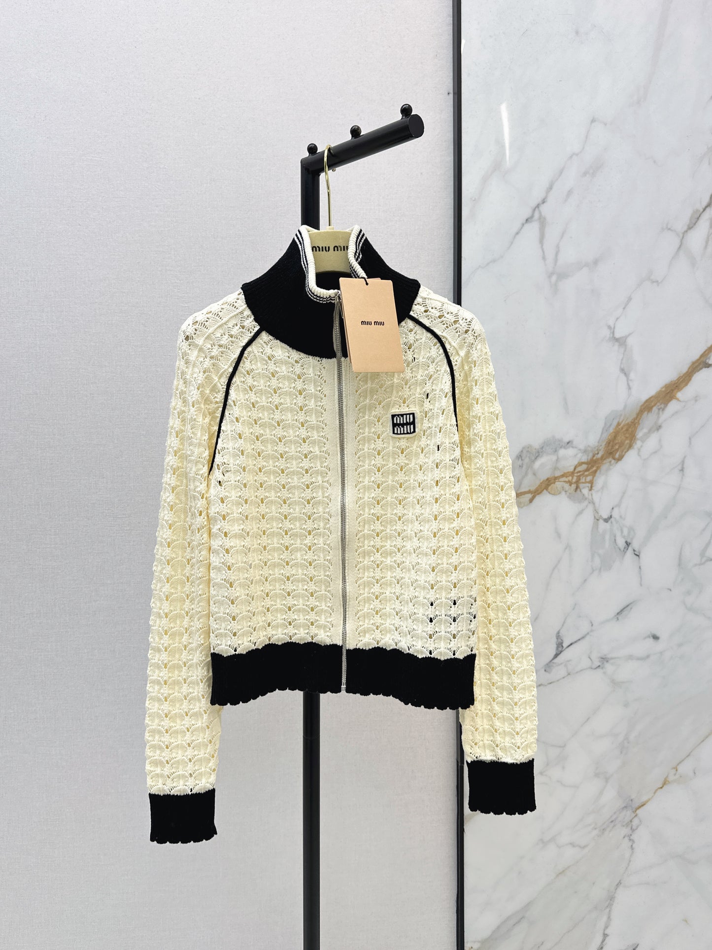 Openwork Knit Cardigan