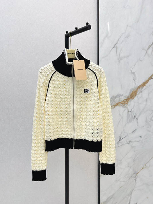 Openwork Knit Cardigan