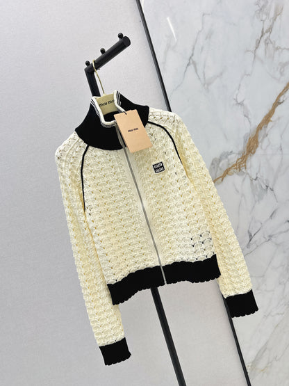 Openwork Knit Cardigan