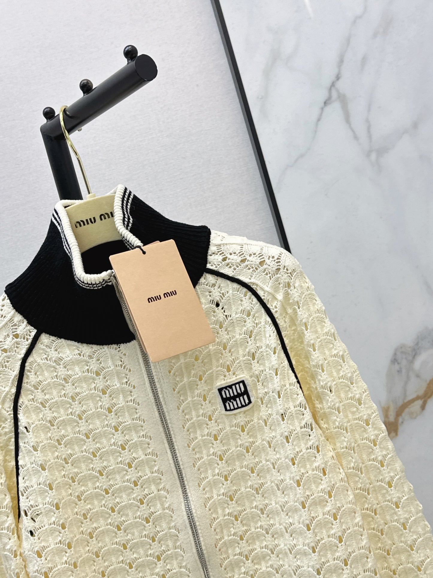 Openwork Knit Cardigan