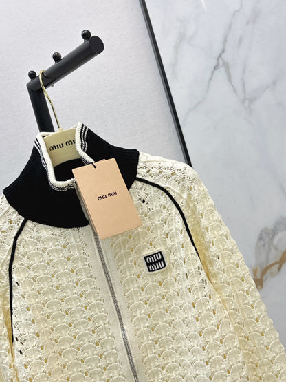Openwork Knit Cardigan