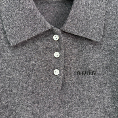 polo Knit Top