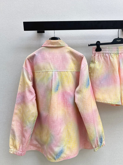 Tie-dye sportswear set