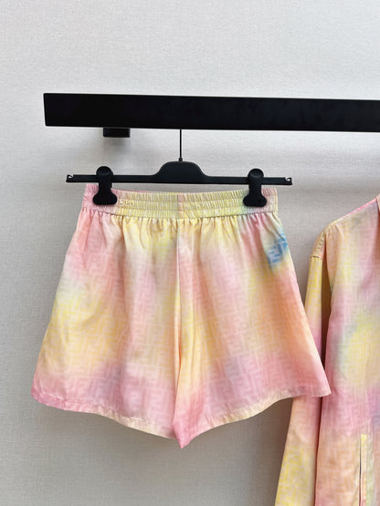 Tie-dye sportswear set