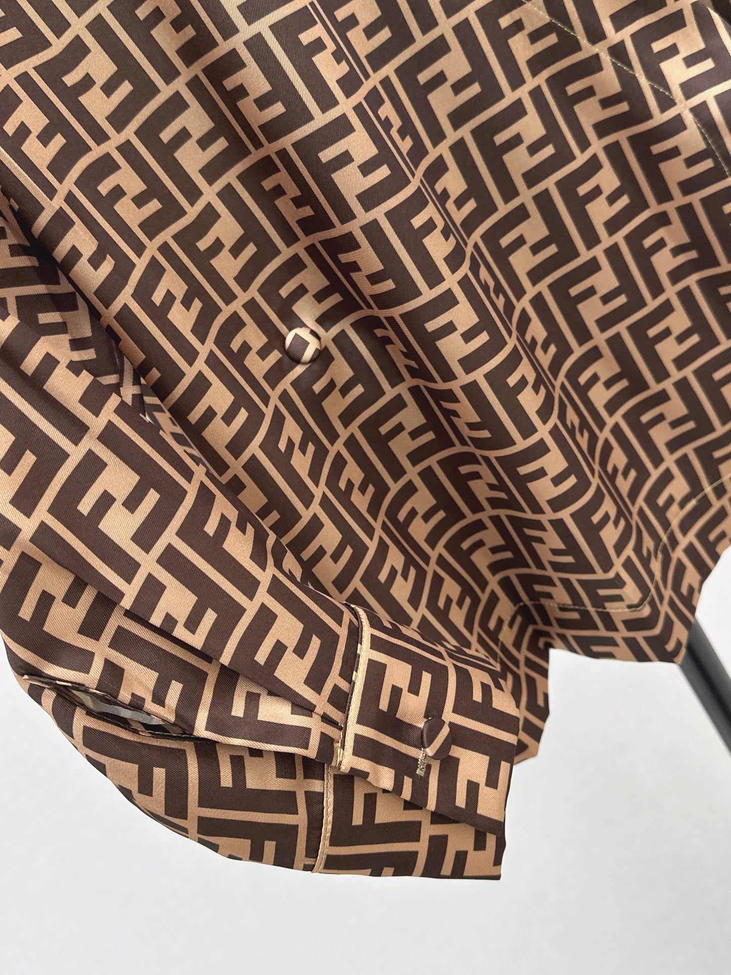 Asymmetrical silk blouse
