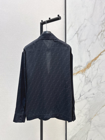 Asymmetrical silk blouse