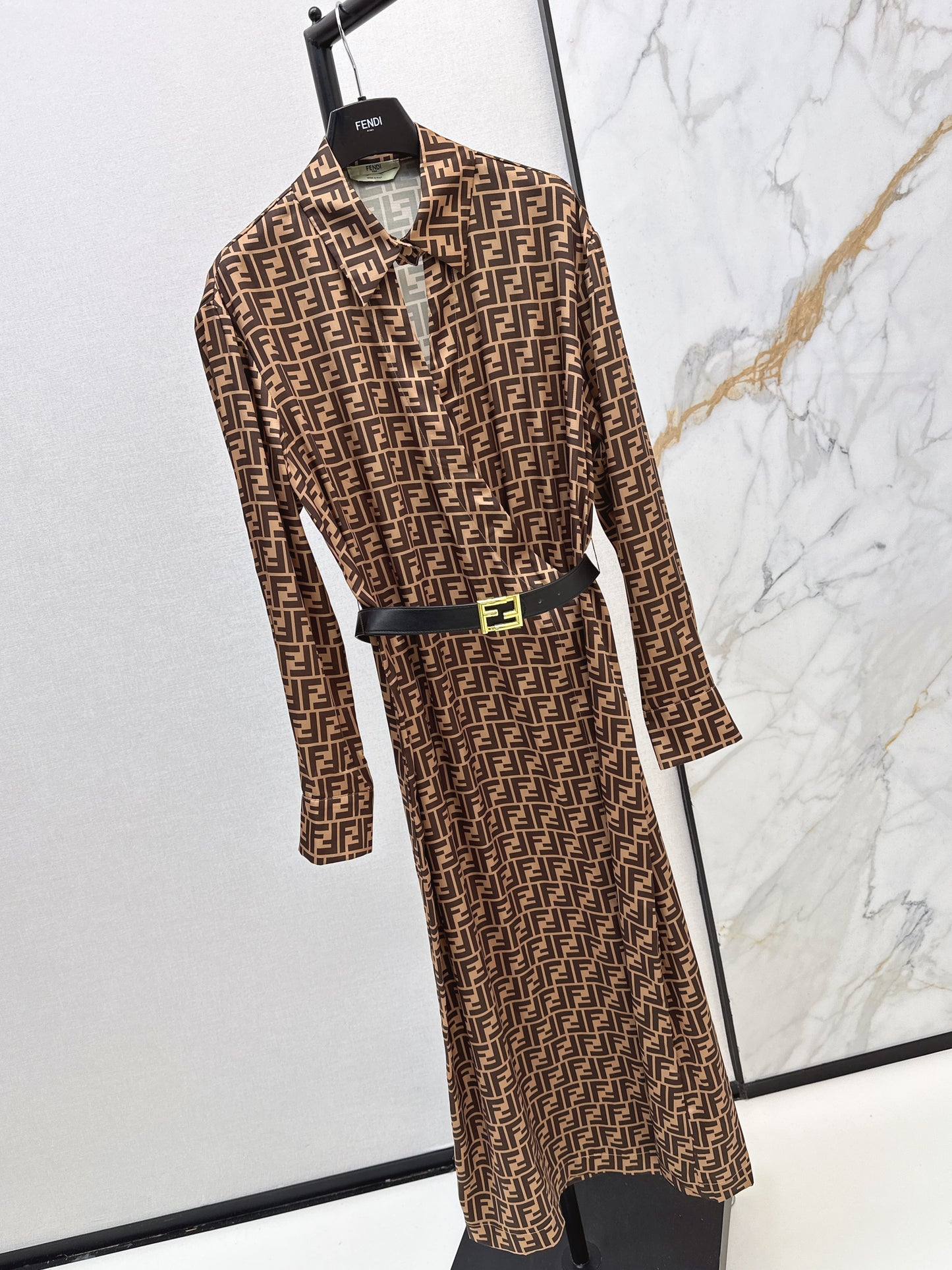 Long silk dress