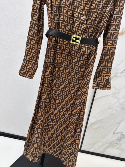 Long silk dress