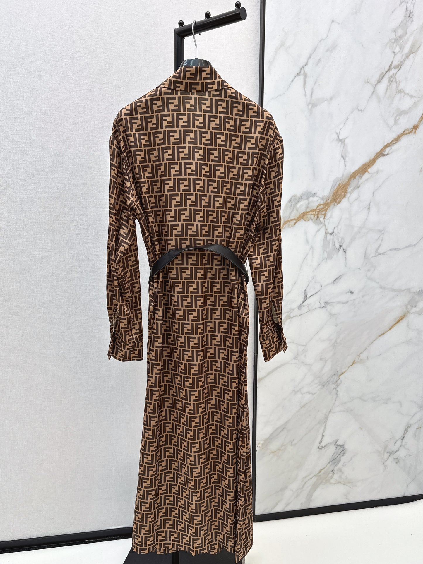 Long silk dress
