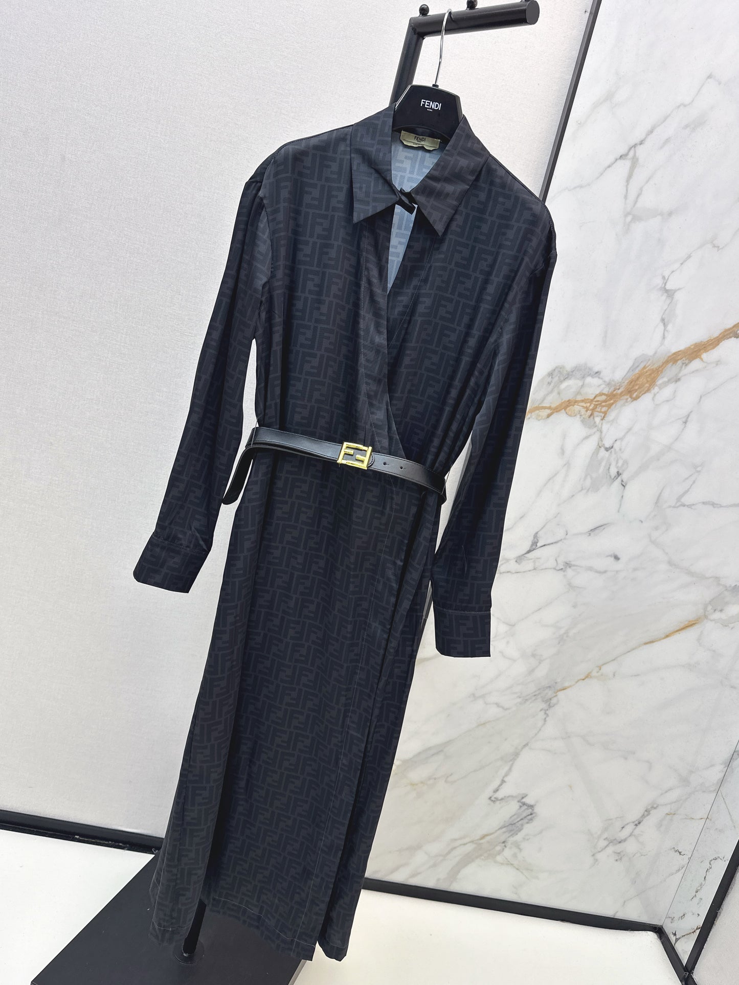 Long silk dress