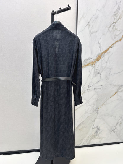 Long silk dress