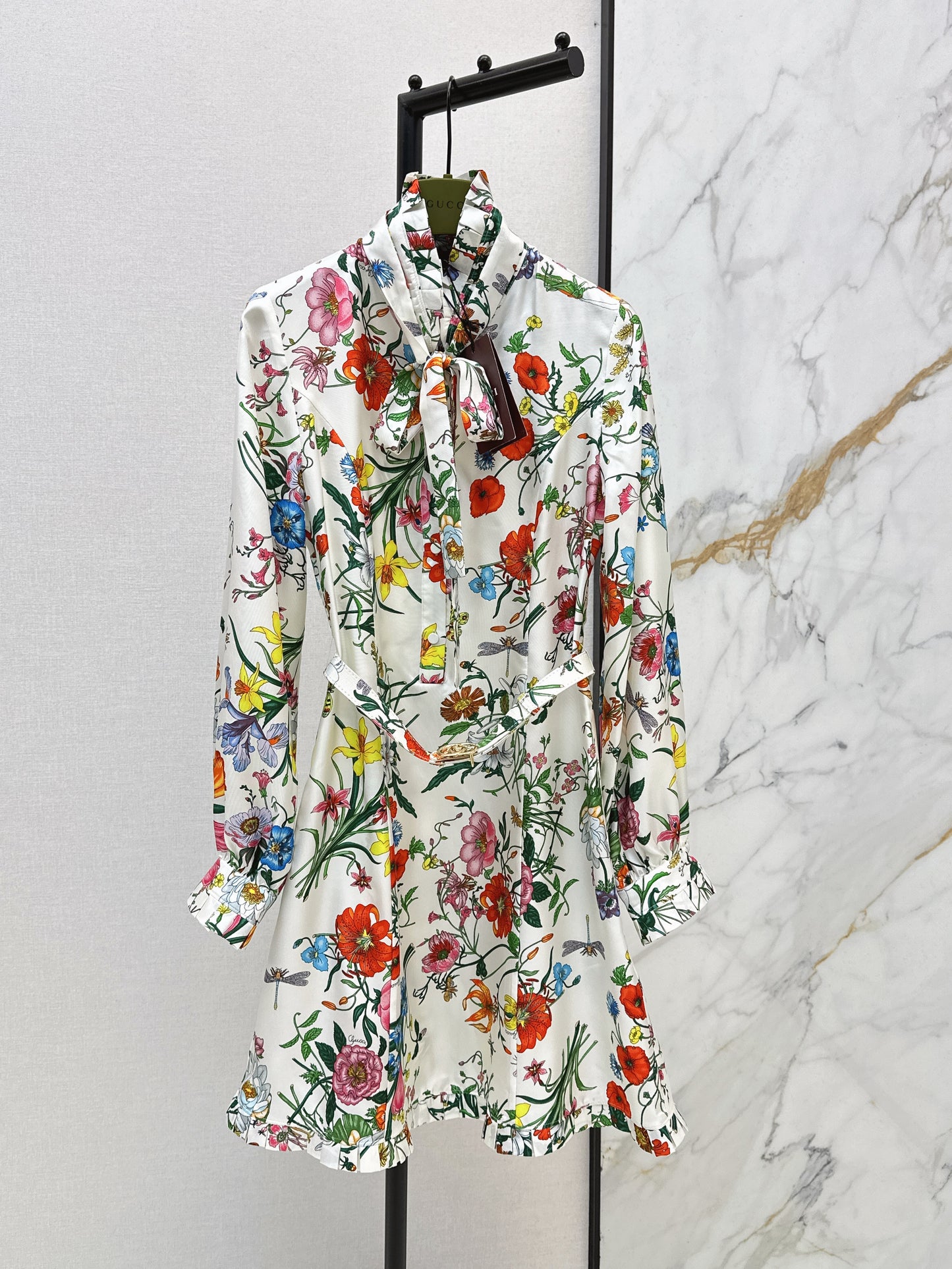 Floral Silk Dress
