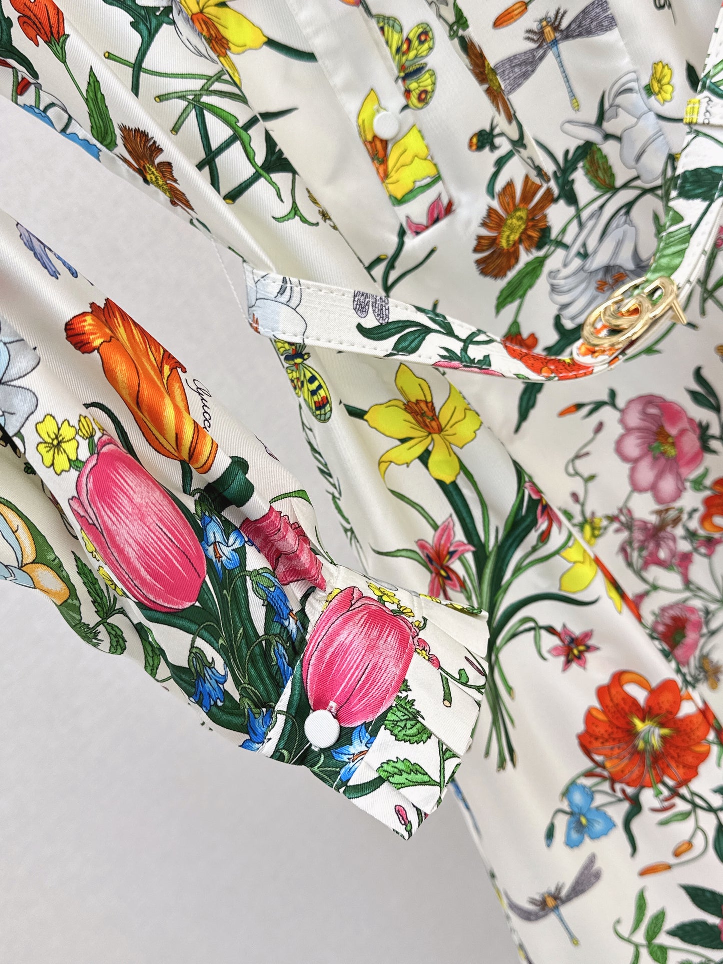 Floral Silk Dress