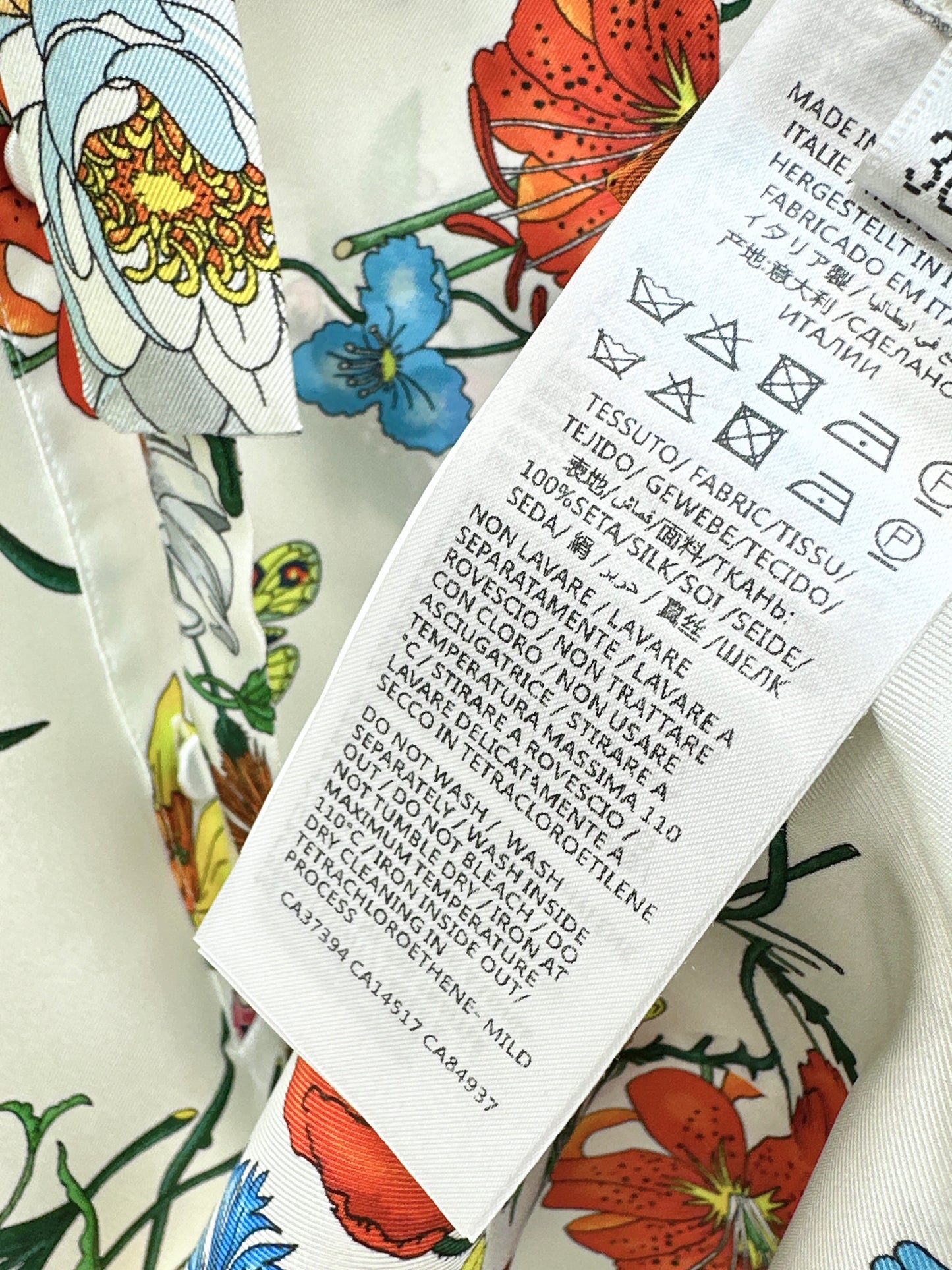 Floral Silk Dress