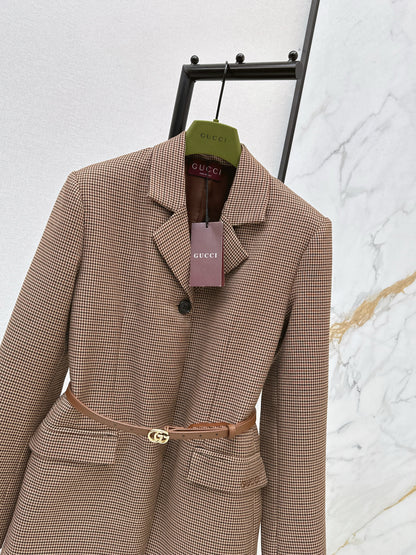 Houndstooth Blazer