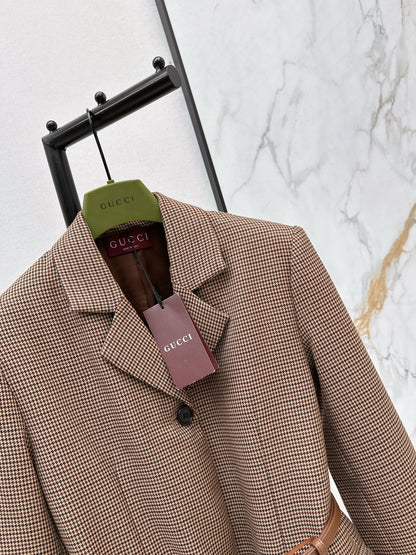 Houndstooth Blazer