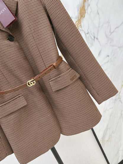 Houndstooth Blazer