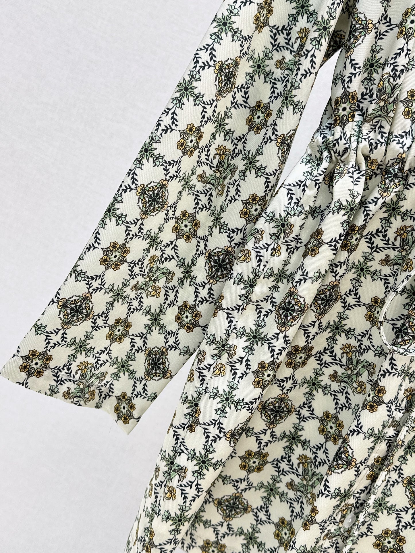 Monogram Print Hooded Dress