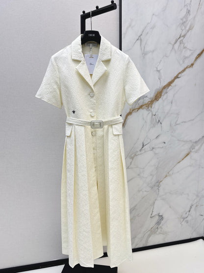 3D Jacquard Long Dress