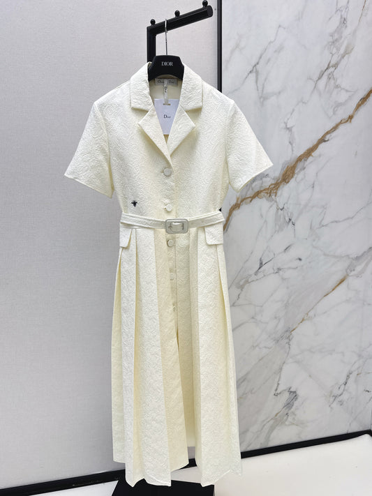 3D Jacquard Long Dress