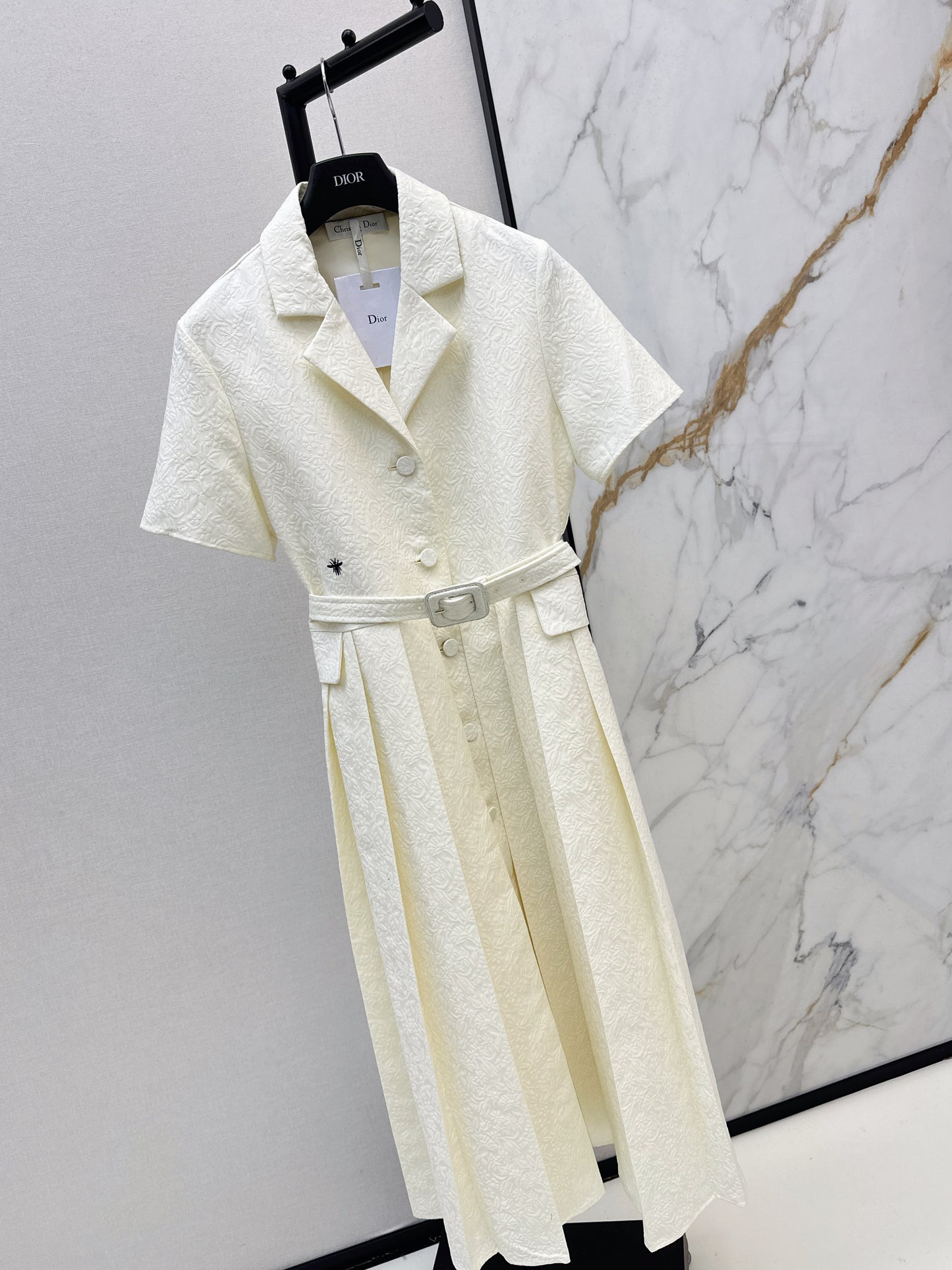 3D Jacquard Long Dress