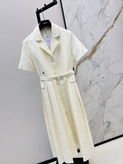 3D Jacquard Long Dress