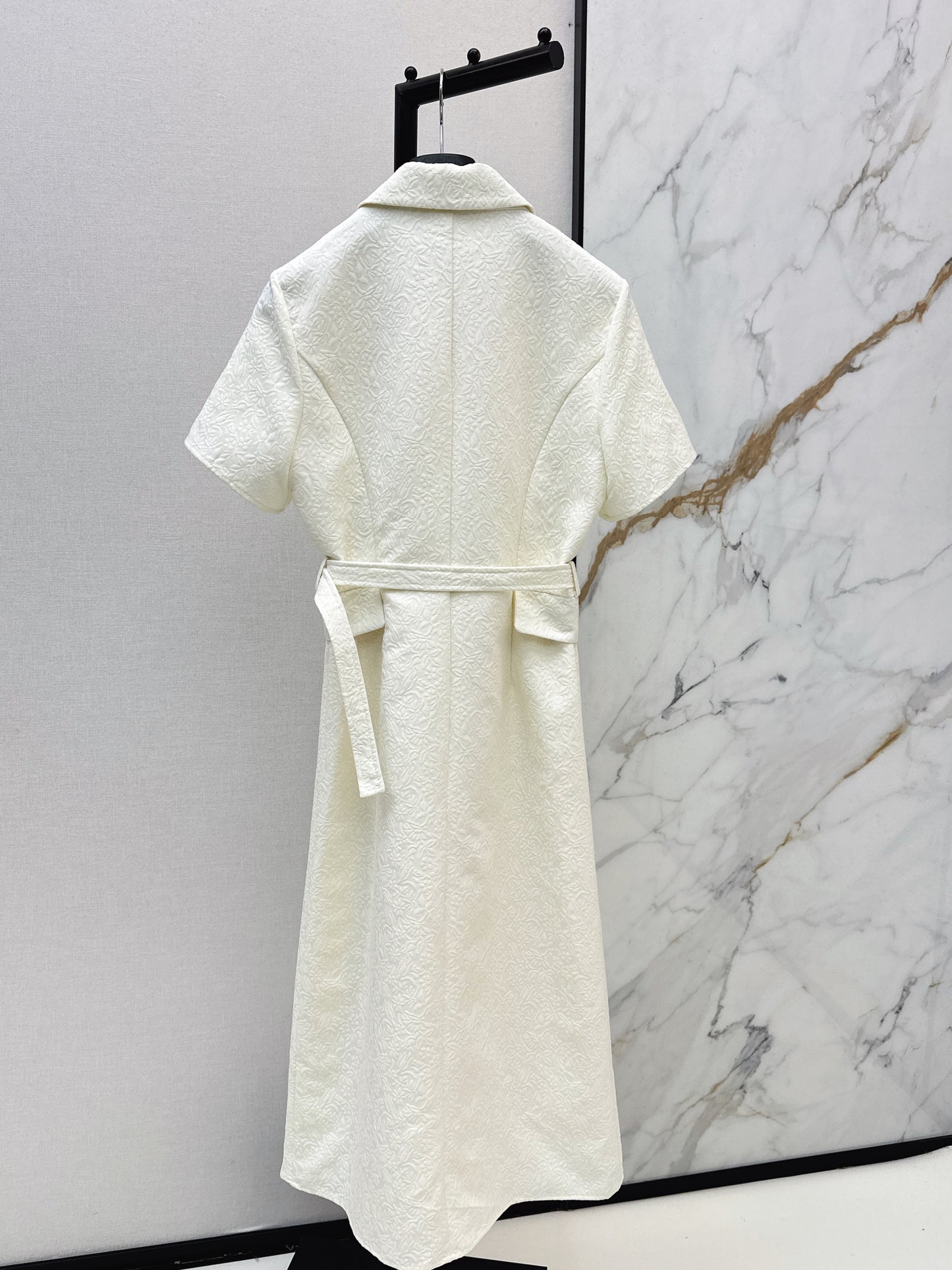 3D Jacquard Long Dress