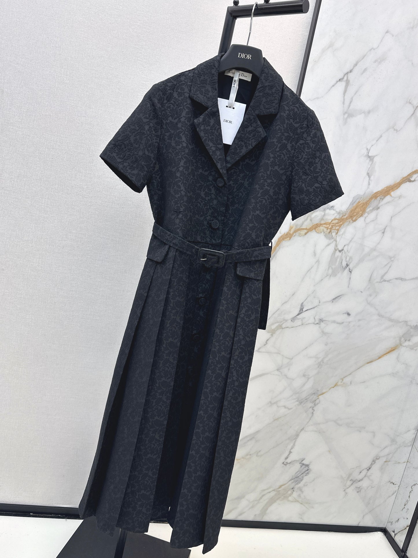 3D Jacquard Long Dress