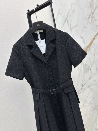 3D Jacquard Long Dress