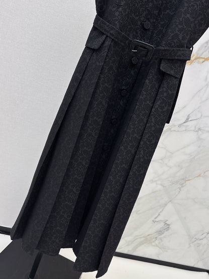 3D Jacquard Long Dress