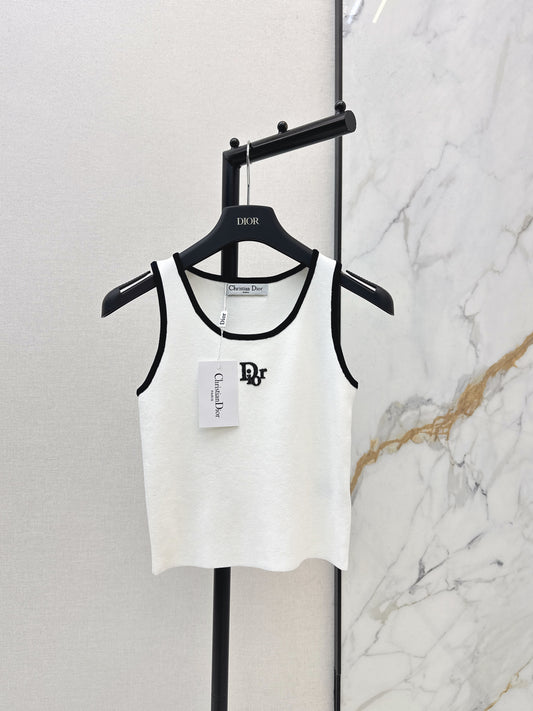 Letter Knit Vest