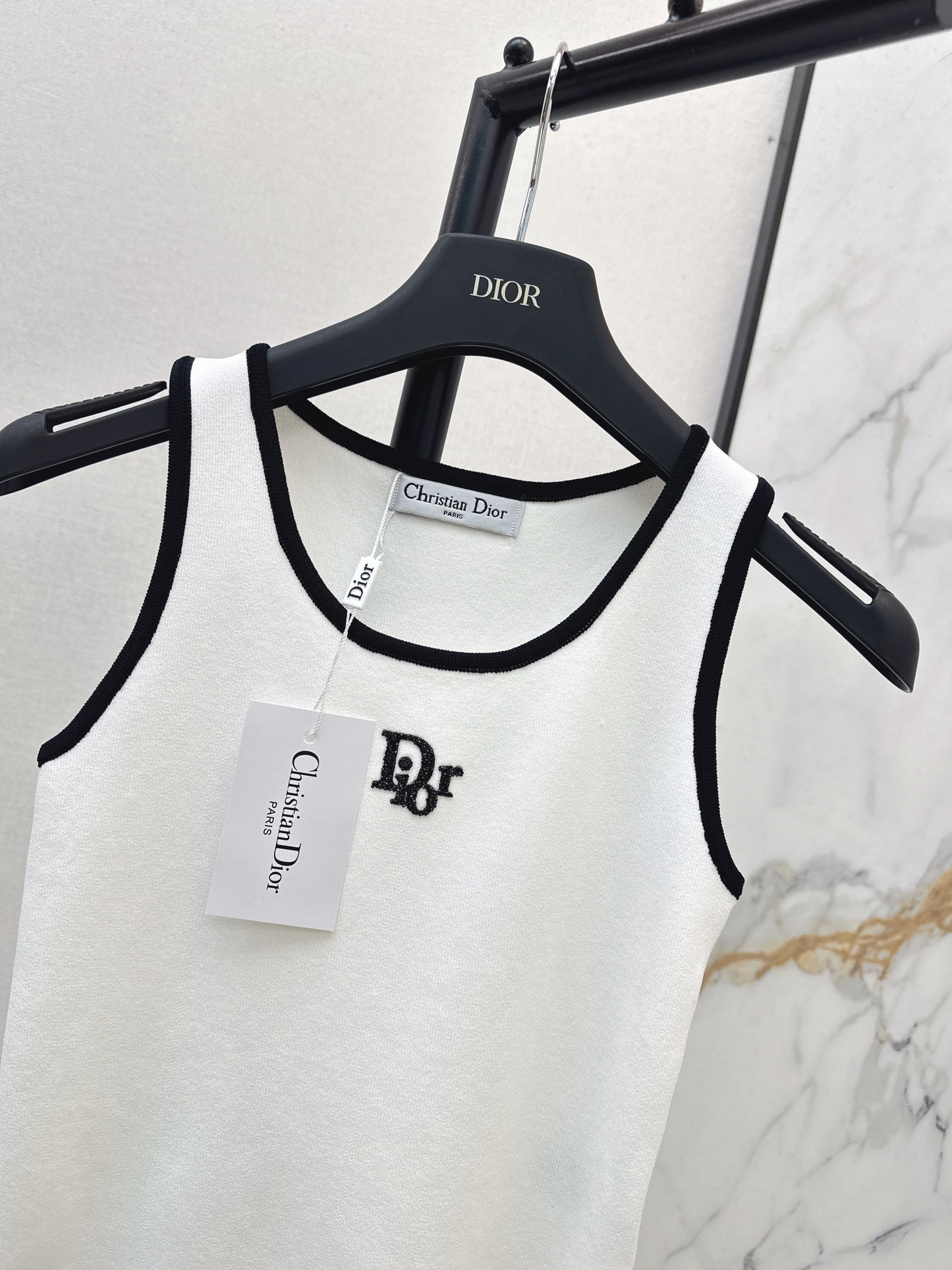 Letter Knit Vest