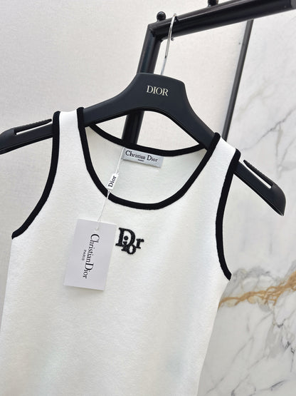 Letter Knit Vest