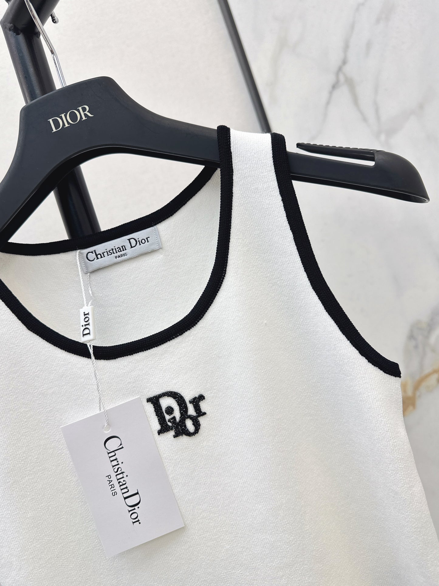 Letter Knit Vest