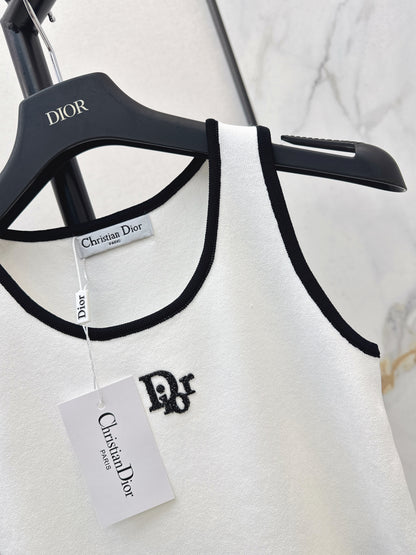 Letter Knit Vest