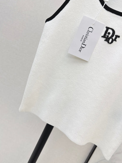 Letter Knit Vest