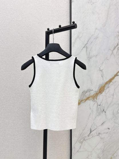 Letter Knit Vest