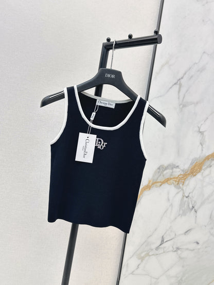 Letter Knit Vest