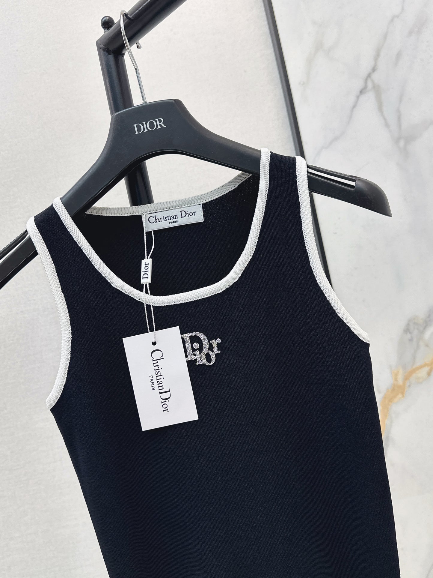 Letter Knit Vest