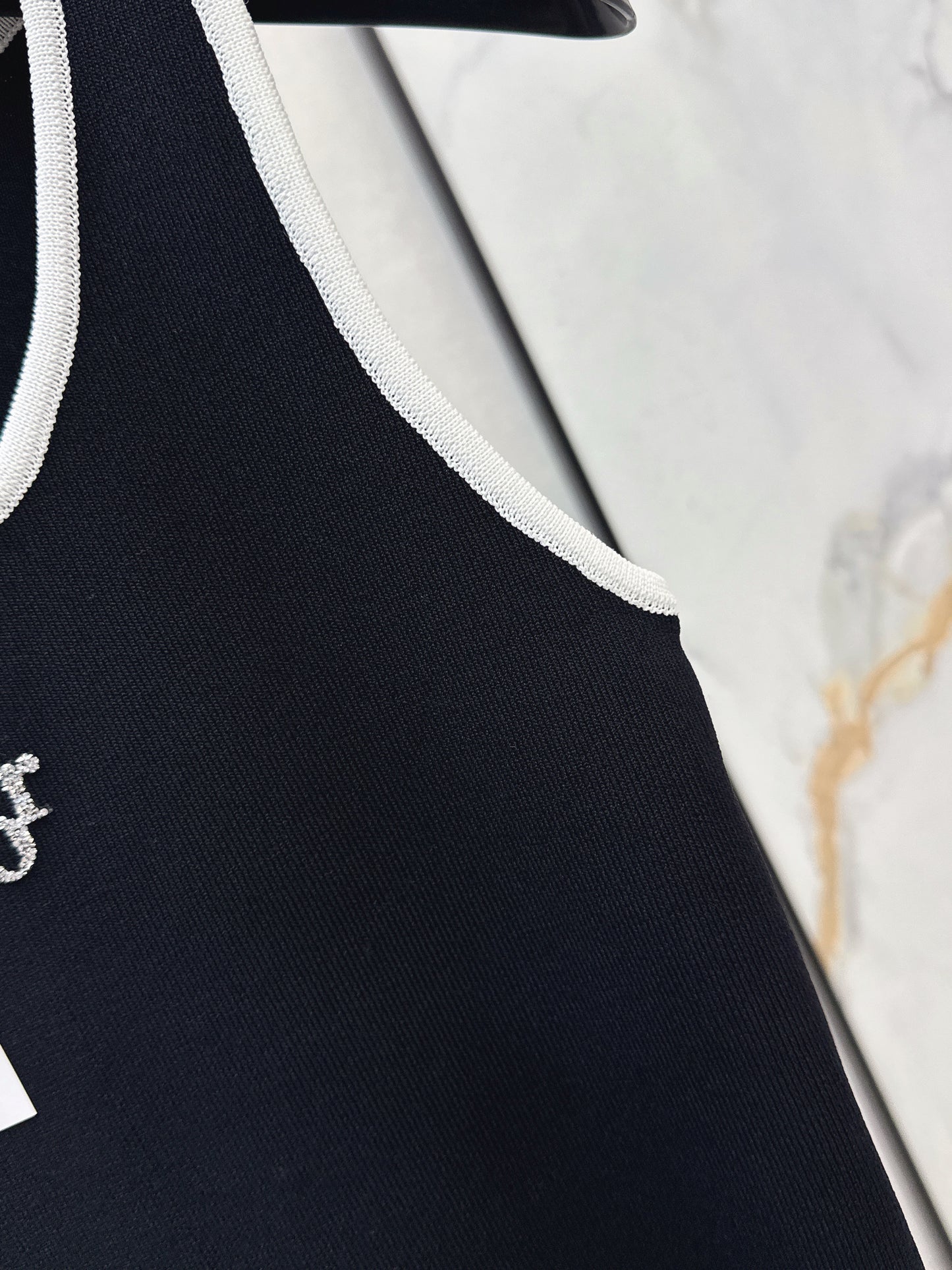 Letter Knit Vest
