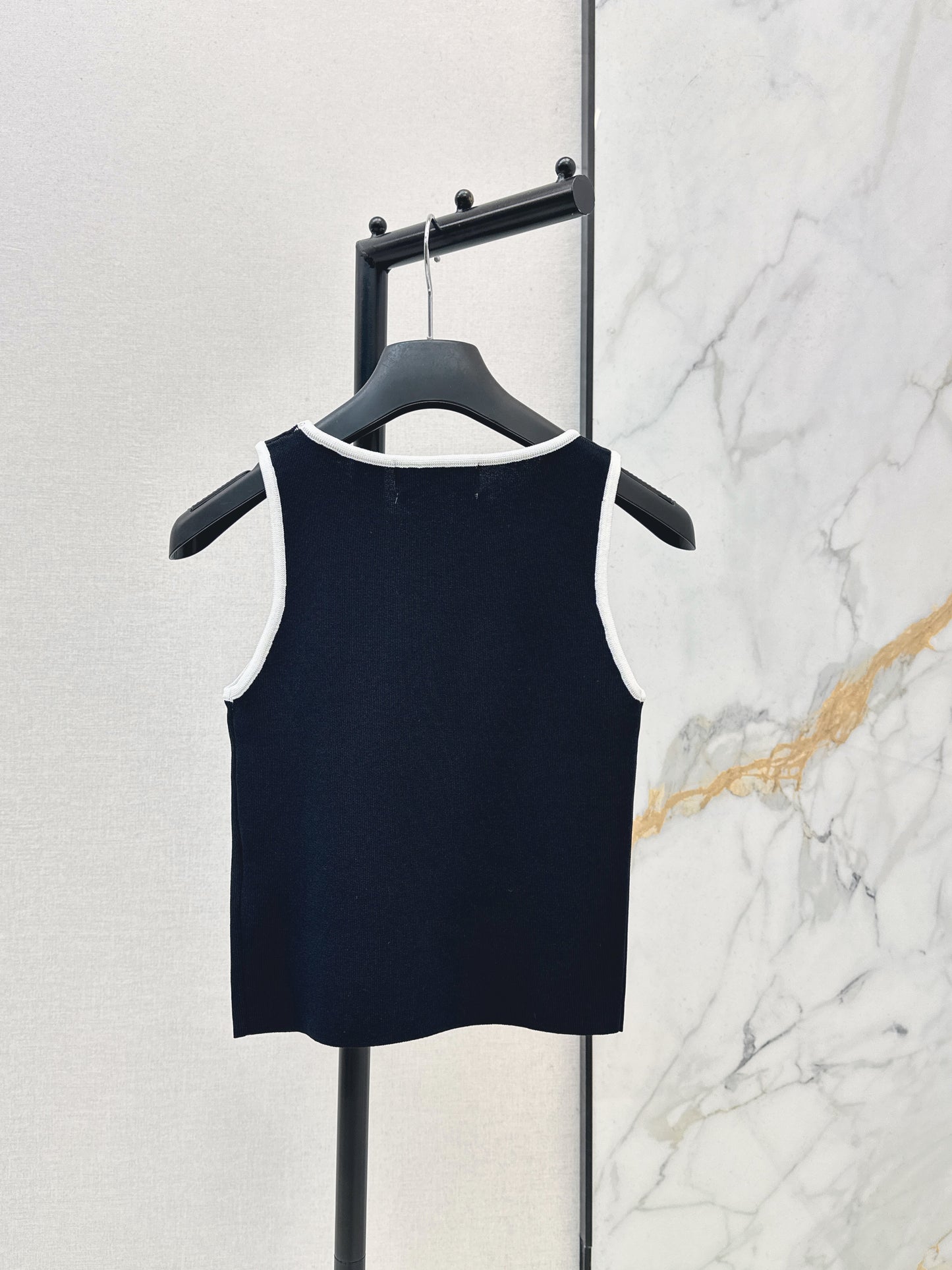 Letter Knit Vest