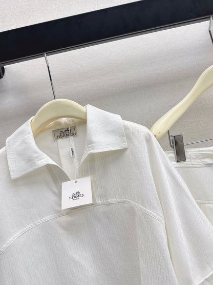 Jacquard Shirt Set