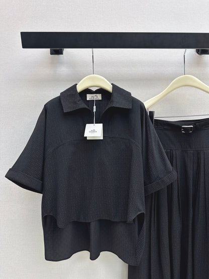 Jacquard Shirt Set