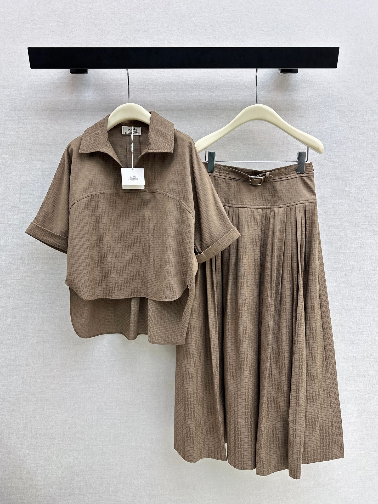 Jacquard Shirt Set