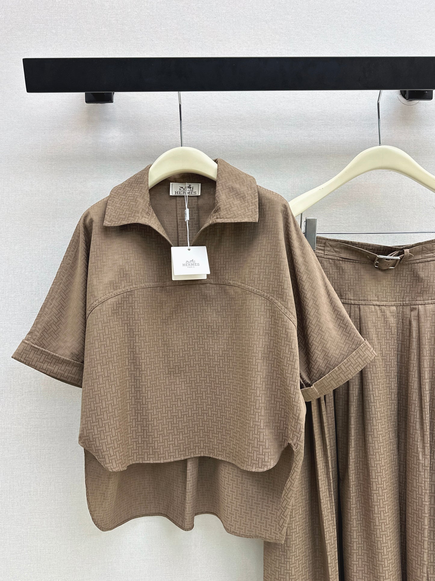 Jacquard Shirt Set