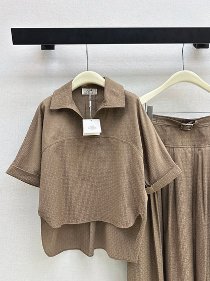 Jacquard Shirt Set
